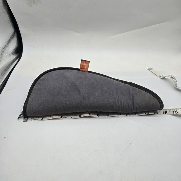 Vintage Brauer Bros. Moose Brand Soft Handgun Case Zip Up Gray PistolzSOLD ON EB - Picture 5 of 7